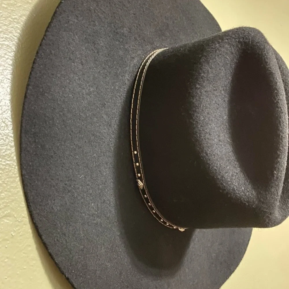 Justin 100% Wool XX Cowboy Hat, Black,‎ Size 56/7